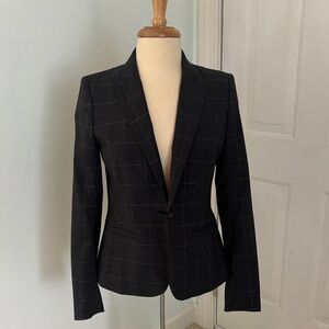 Banana Republic Dark Checkered Blazer